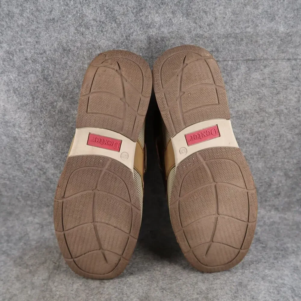 Dexter Shoes Mens 10W Boat Loafers Casual Moc Toe 2 Eye Sneaker Brown Comfort